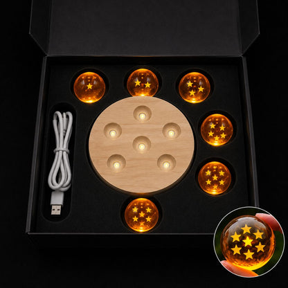 7-Star LED Crystal Ball Set